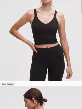 Lululemon Align Tank - Black size 2